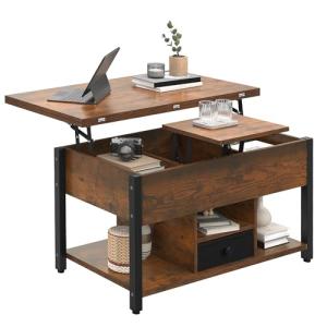 YITAHOME Mesa de Centro con Altura Ajustable, Mesa Auxiliar…