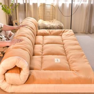 ZDSDZSD Futon Plegable Enrollable, Tatami Suelo Dormir, Fut…
