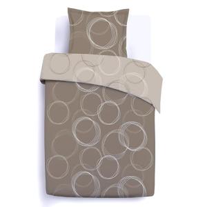 Vision Lenny Taupe - Juego de funda nórdica reversible (140…