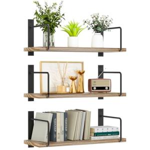 Estanteria Pared Madera Juego de 3, Baldas Flotantes Pared…
