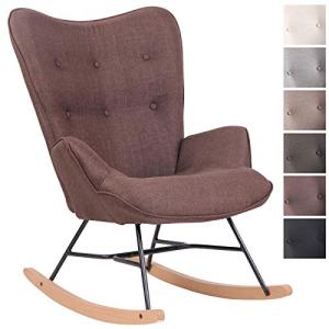 CLP Silla Mecedora Relax Sanka Tapizada En Tela & con Base…