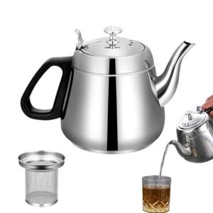 Tetera De Acero Inoxidable Con Infusor - 1,5 L Tetera Con F…