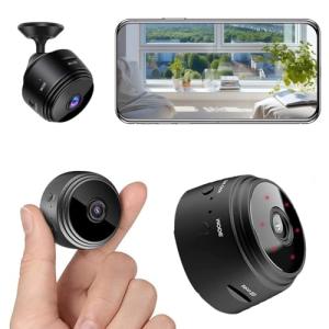 Mini Cámara Espía WiFi 1080P - Cámara Vigilancia Oculta Mag…