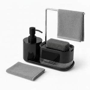 Jabonera Cocina, Organizador de Cocina con Bandeja y Soport…