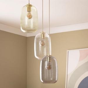 LEDKIA LIGHTING - Lámpara Colgante Cristal Bonhomía | Diseñ…