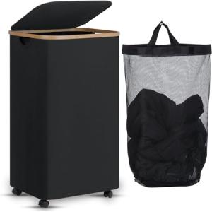 efluky Cesto de la Ropa con Ruedas, Cestos de la Ropa 100L…