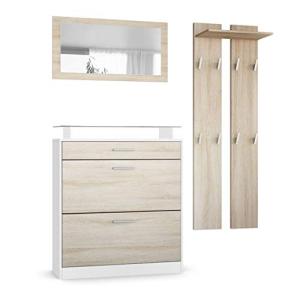Vladon Mueble recibidor Loret Mini, Mueble de Entrada Compu…
