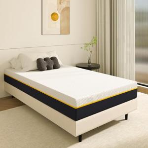 DEWINNER - Colchón de 90 x 190 cm, grosor de 17 cm, espuma…