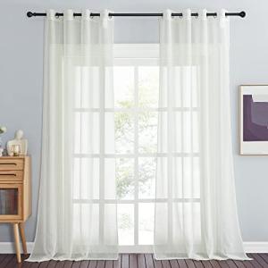PONY DANCE Cortinas Salon Modernas 2 Piezas, Cortinas con A…
