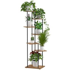 ALTORICO 7 Niveles 130cm Estanteria para Plantas de Madera…