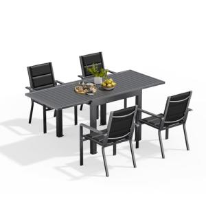 Devoko Conjunto Jardin Exterior 4 Personas, Mesa y Sillas D…