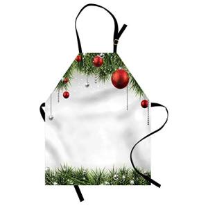ABAKUHAUS Navidad Delantal de Cocina, Adornos Clásicos de N…