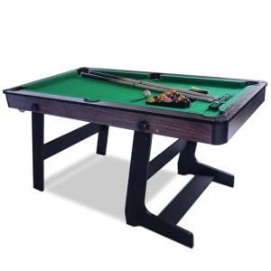 HLC Mesa de billar plegable con accesorios completos, 154 x…