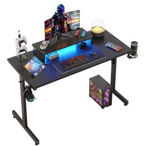 Bestier Escritorio Gaming 106.6CM LED Escritorio de Ordenad…