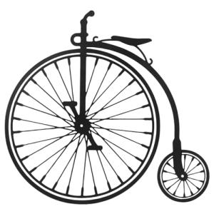 Arte de pared de bicicleta de metal, Escultura artística de…