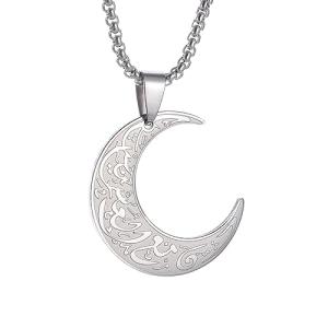 YAHOYA Collar Colgante de Luna Religiosa árabe para Mujeres…