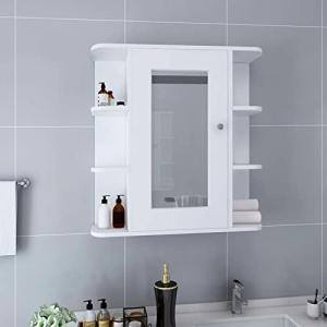 MOONAIRY Armario de Espejo de baño, Mueble Baño Pared, Arma…
