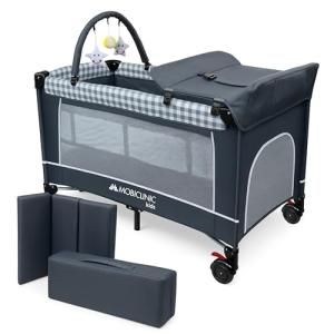 Mobiclinic®, Cuna de Viaje 3 en 1, Parque Infantil, Cambiad…
