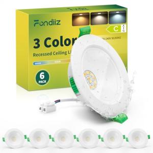 Fondiiz Focos LED Interior Techo, 4W 570LM Downlight LED Em…