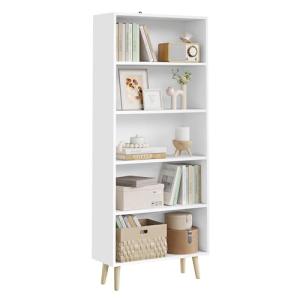 WOLTU Libreria con 5 Estantes, Estanteria para Libros de Ma…