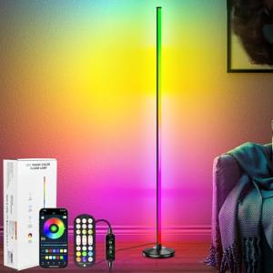 NIKYJM Lámpara de Pie LED, 145cm Lámpara de Pie Regulable R…