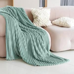 Dreamzie Manta Terciopelo para Sofa y Cama - Franela Súper…
