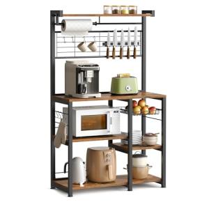 VASAGLE Estantería de Cocina, Soporte para Panadería, Isla…