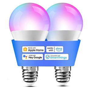 Meross Bombilla Inteligente WiFi, Bombilla LED Multicolor R…