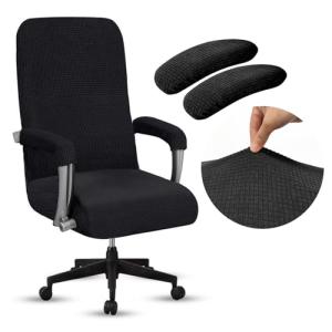 ZOCONE Ajustable Funda Silla Oficina con Fundas para Brazos…