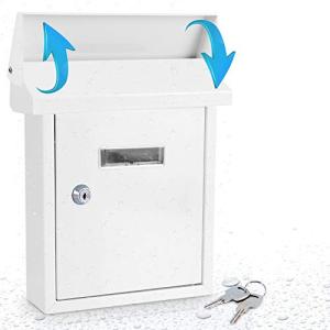 Serenelife Buzón de acero galvanizado resistente a la intem…