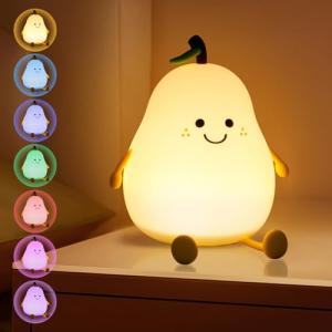 AQXONG Luz Nocturna Infantil en Forma de Pera, Luz Nocturna…