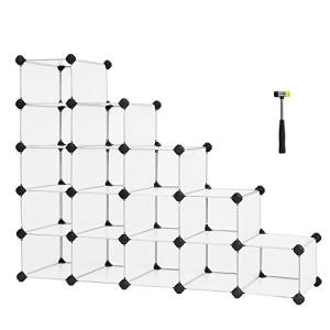 SONGMICS Armario Modular, Armario 15 Cubos, Zapatero Modula…