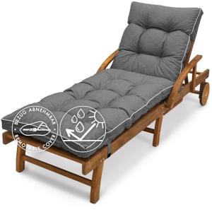 Spatium Cojín para Tumbona de Jardín, 100% Desenfundable, I…