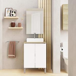 Baikal Mueble de Baño de 2 Puertas con Patas, Módulo de Bañ…