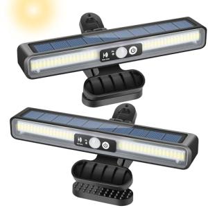 LEKIA Luz Solar Exterior con Clip, Luces Solares LED Jardin…