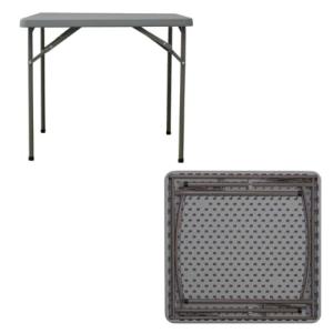 Solycarpa Mesa Cuadrada 87 x 87 Cm con Patas Plegables de E…