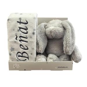 Danielstore Set Peluche Manta Personalizada con Nombre Bord…