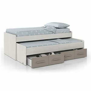 Habitdesign Cama Nido Juvenil, 2 Camas y 2 cajones, Modelo…