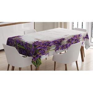 ABAKUHAUS Madera rústica Mantele, Tabla de Flores de Lavand…