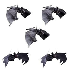 5 unidades de decoración de murciélagos de Halloween, murci…