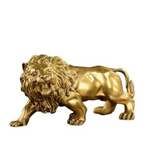 Esculturas Busto de Apreciación León de Latón Artesanía de…