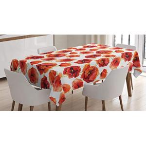 ABAKUHAUS Flor Mantele, Amapolas del jardín de Flores, Resi…