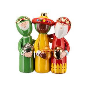 Alessi Uno, Due, tre Re Magi Figurilla de Porcelana, Multic…