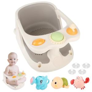 Aragallant Asiento de Baño para Bebé de 6  meses, Silla Bañ…