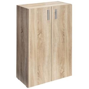 CASARIA Cómoda Roble Vela 2 Puertas 115,5x60x30cm Mueble de…