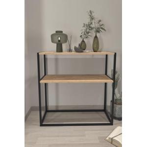 Buyqualia Consola recibidor de Estilo Industrial con estant…