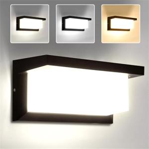 CANMEIJIA Aplique Pared Exterior 18W Lámpara de Pared LED I…
