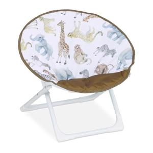 Relaxdays Silla Infantil Plegable, Jungla, 47x50x48 cm, Asi…