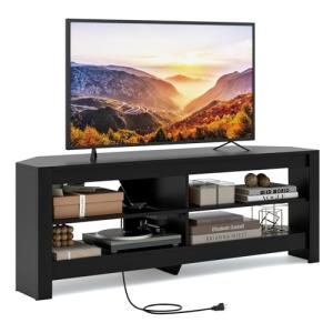 COSTWAY Mueble para TV, Mueble Esquina para Television de 3…