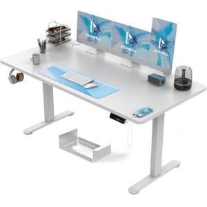 Homall 140x70 CM Escritorio Elevable Regulable en Altura，Es…